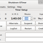 Shutdown GTimer