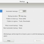 Cara membackup file menggunakan Déjà Dup di LinuxMint 12