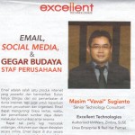 Tulisan di Sindo : “Email, Social Media & Gegar Budaya Staff Perusahaan”
